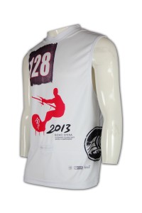 VT129 tailor made sublimation vest personal vest digital printed vests sublimation supplier company 